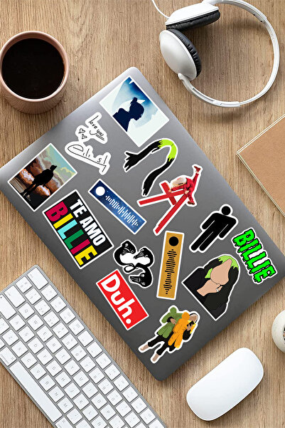 AR Sticker Billie Eilish Laptop Notebook Tablet Sticker Set 4