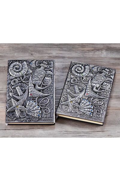 Debug Gift Leather Notebook 3D Sea Theme Embossed