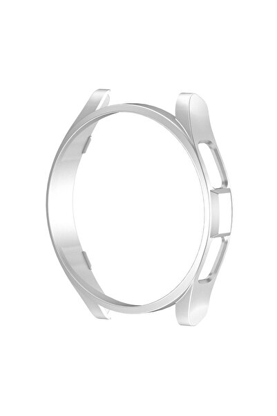 Kılıfist Galaxy Watch 6 Classic 47mm Hard Pc Case Protector Klfs Watch Gard 28 - Silver