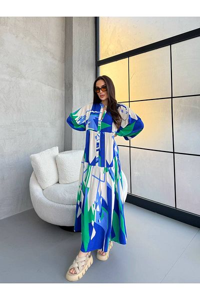 PREMİER VİE Teseture Patterned New Season Summer Dress