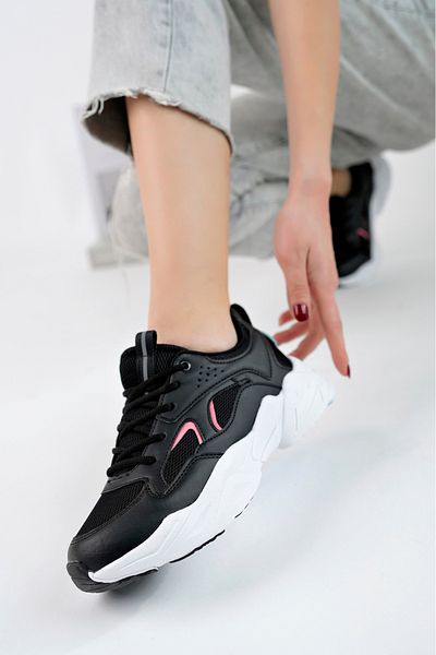 McDark Women's Black Puda Sneaker - Ultra Light Sole Shoes