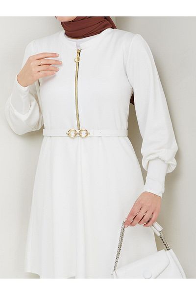 Moda Krash ΣΤΟΛΗ MODAL TREND ΜΕ ΛΕΠΤΟΜΕΡΗ ΖΩΝΗ ΜΕ ΦΕΡΜΟΥΑΡ