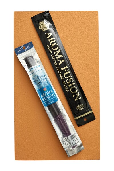 NAHAMİS TRADE 15 ' li Aroma Fusion Cool Water Çubuk Vegan Tütsü 28 cm