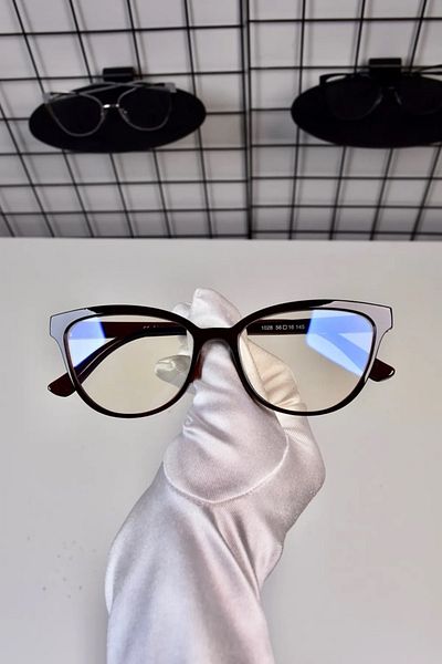 LOOKUP Blue Light Protection Glasses Optical Compatible Frame Square Screen Protector Glasses