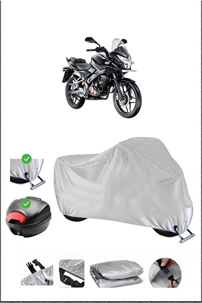 Breen Bajaj Pulsaras150 Rear Bag Lock Compatible Waterproof Motorcycle Cover-...