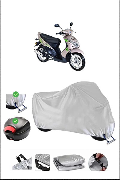 Breen Bisan Teos125 Rear Bag Lock Compatible Waterproof Motorcycle Canvas-Gray
