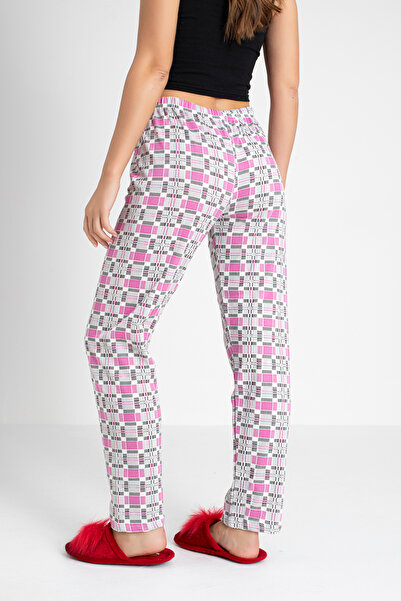 DONEX Thick Raised Fabric Printed Women's Pajama Bottoms