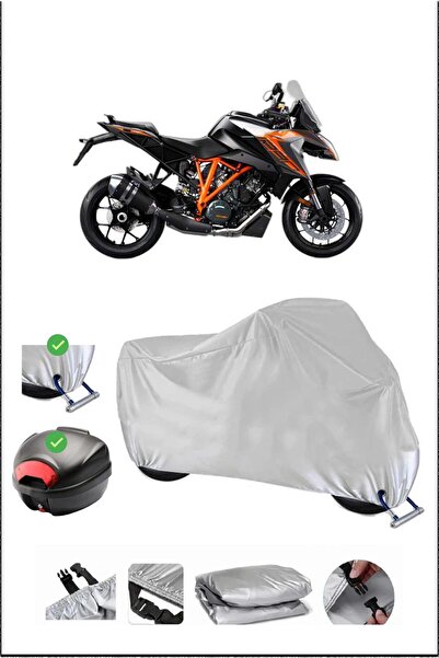 Breen KTM 1290SUPERDUKEGT قفل خلفي متوافق مع دراجة نارية مقاومة للماء - رمادي