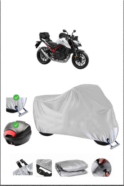 Breen Honda Cb750Hornet Rear Bag Lock Compatible Waterproof Motorcycle Tent-Gray