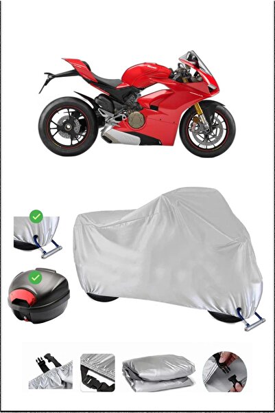 Breen DUCATI PANIGALEV4 قفل خلفي متوافق مع دراجة نارية مقاومة للماء - رمادي