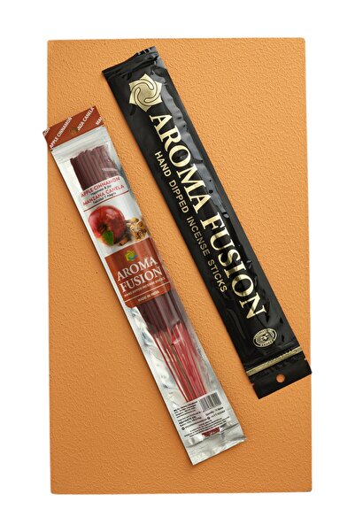 NAHAMİS TRADE 15 ' li Aroma Fusion Elma & Tarçın  Çubuk Vegan Tütsü 28 cm