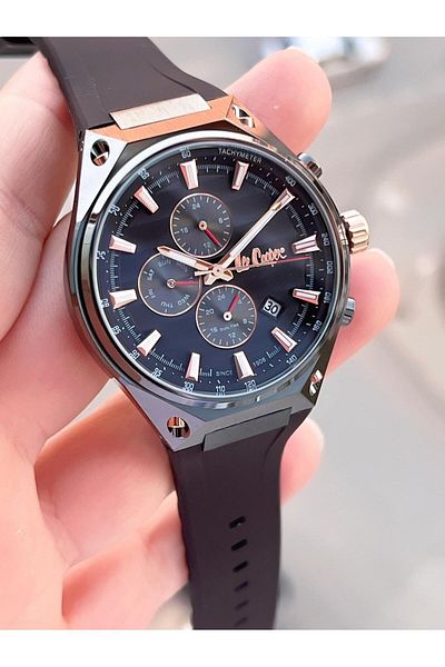 Lee Cooper 3 Atm Water Resistant Custom Design Men's Wrist Watch Vs.Blkt.0148