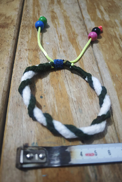 özgür güçlüoğlu tasarımları Handmade Gothic String Bracelet