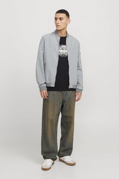 Jack & Jones JJERUSH BOMBER NOOS GRAY