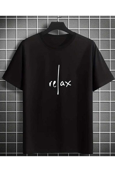 WOODROFFE Unisex Oversize Casual Boyfriend T-shirt - Τυπωμένο κείμενο