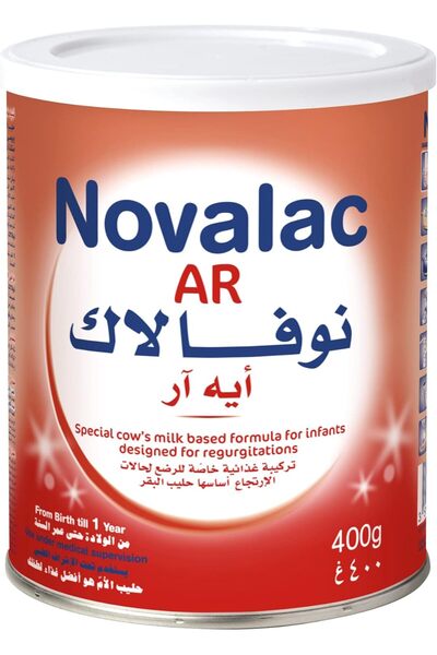 NOVALAC AR 400 جرام، للارتجاع من الولادة حتى سنة واحدة