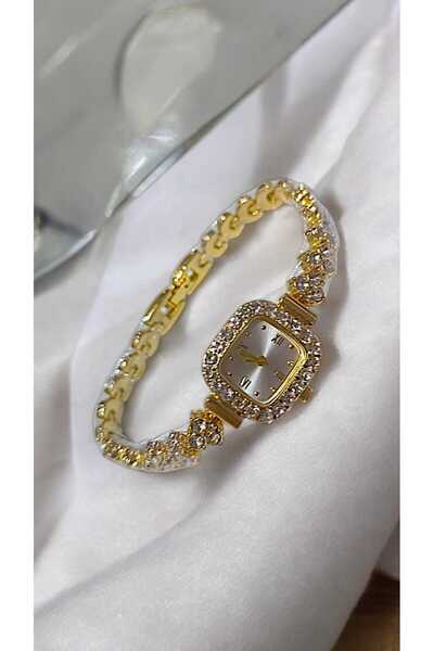 Neorney Zirkon Taş Kordonlu Özel Günlere Uyumlu Kadın Kol Saati