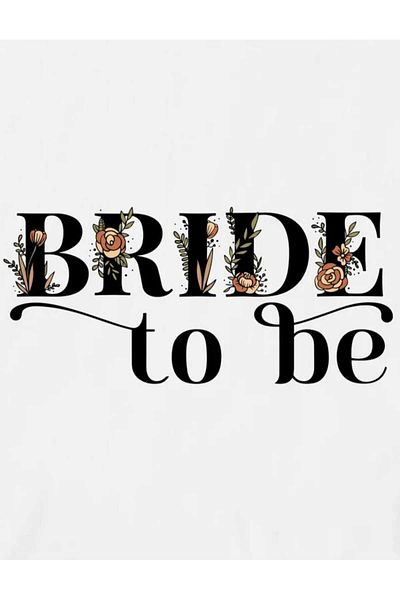 WOODROFFE Bride Concept - Tricou oversize cu imprimeu cu scris pentru iubit