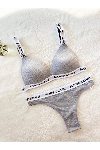 Soft Vibes Pamuklu Bralet ve Külot Seti - Sütyen Takımı