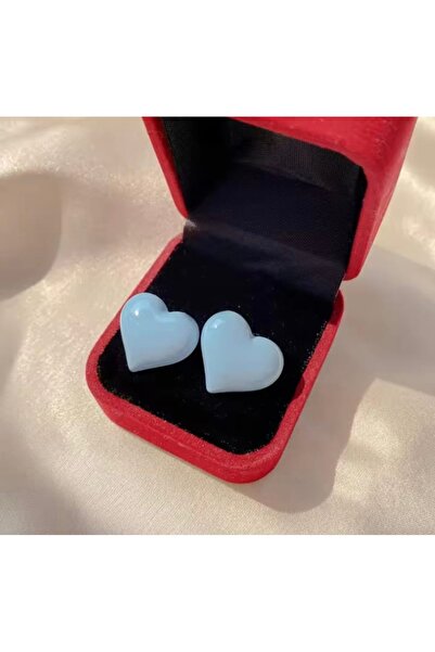 monalisatoka Kadın Pastel Tonlar Kalp Küpe Seti 4 Çift