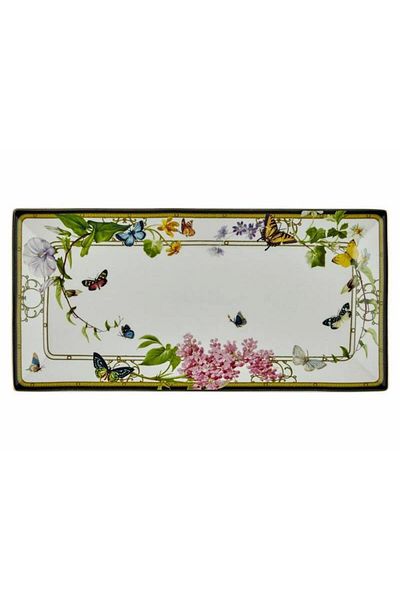 Joy Carmen Muse Garden 2-Piece Large Rectangular Plate 1Bsf-1752Mg