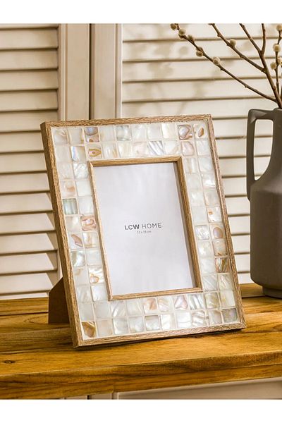 LC Waikiki Lcw Mixed Decorative Footed Photo Frame 28 cm