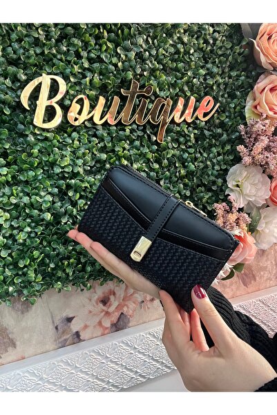 Baykuş Boutique محفظة نسائية بتصميم محبوك من الورق ومقصورة للعملات المعدنية