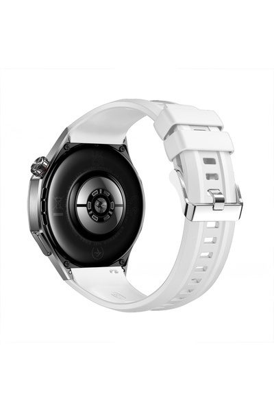 Sneezy متوافق تمامًا مع ساعة Huawei Watch Gt5 Pro مقاس 46 مم، حزام من السيليكون الناعم مع إبزيم معدني