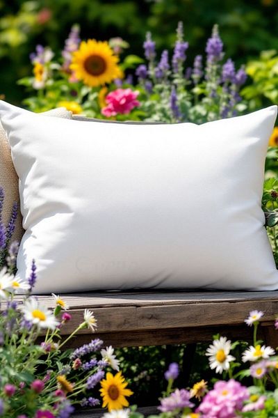 Evene Bead Fiber Antibacterial Filled - Soft Cotton Sleeping Pillow 800 Gr