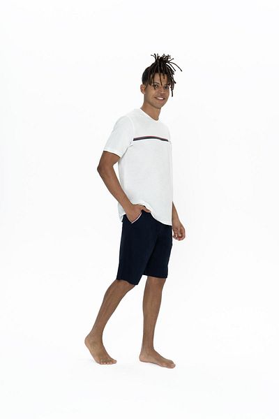 U.S. Polo Assn. U.S. Polo T-Shirt Shorts Set, Letter Printed T-Shirt and Pocket Shorts Set