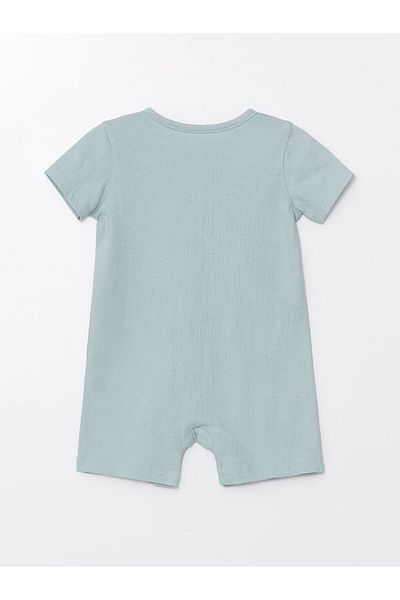 LC Waikiki Lcw Crew Neck Short Sleeve Baby Boy Romper Fast Fashion