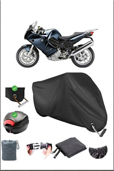 Breen أسود BMW F 800 ST قفل خلفي متوافق مع القماش المشمع المقاوم للماء (دراجة...
