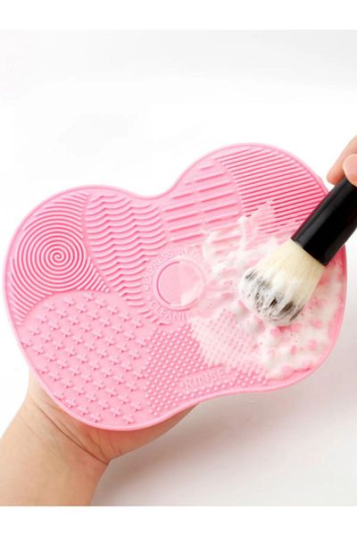 AcarlarTicaret Foldable Silicone Makeup Brush Cleaning Mat Makeup Tool Washing Pad Drying Stand