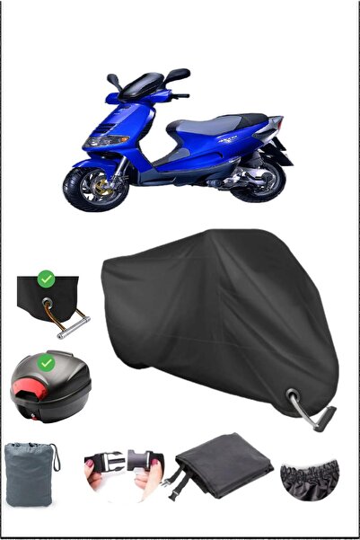 Breen أسود PIAGGIO SKIPPER 150 قفل خلفي متوافق مع القماش المشمع المقاوم للماء...