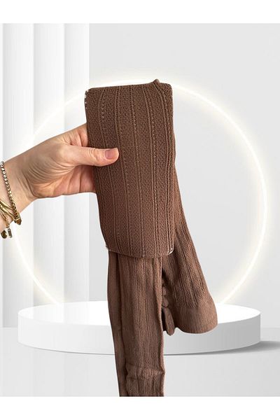 İntive Lingerie Дебели мрежести чорапогащи Colosio Melisa 210 Den с цвят на лук