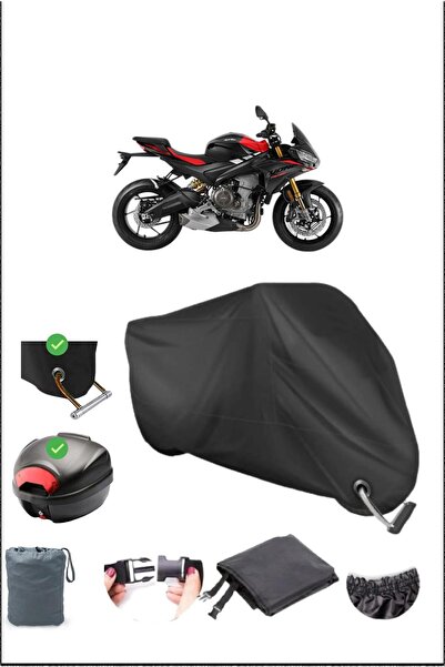 Breen Black Aprilia Tuono 660 Factory Rear Bag Lock Compatible Waterproof Can...
