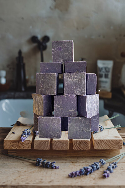 aktarloji 6 Mold Lavender Soap 100% Natural Handmade