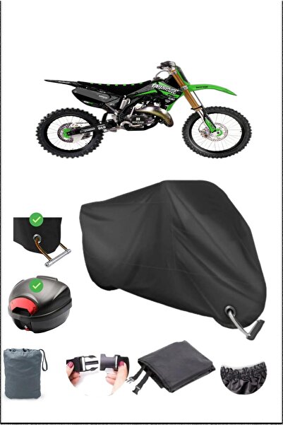 Breen Black Kawasaki Kx 125 Rear Bag Lock Compatible Waterproof Canvas (Motor...