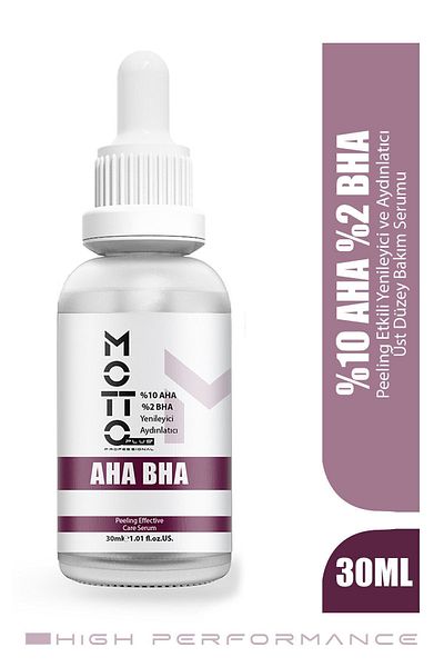 Motto Plus Professional 30ml High End Peeling - 10% AHA 2% BHA Renewing and Brightening Serum