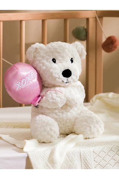 LC Waikiki LCW Ecru Teddy Bear Figura Umplută Pernă de pluș pentru bebeluși 36 Cm