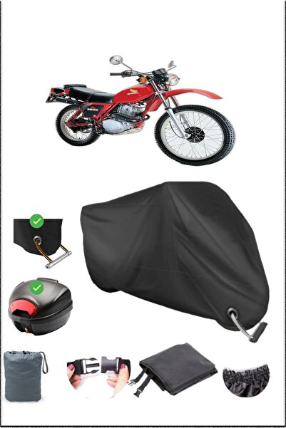 Breen أسود HONDA XL 250 LOCK LOCK متوافق مع القماش المشمع المقاوم للماء (دراج...