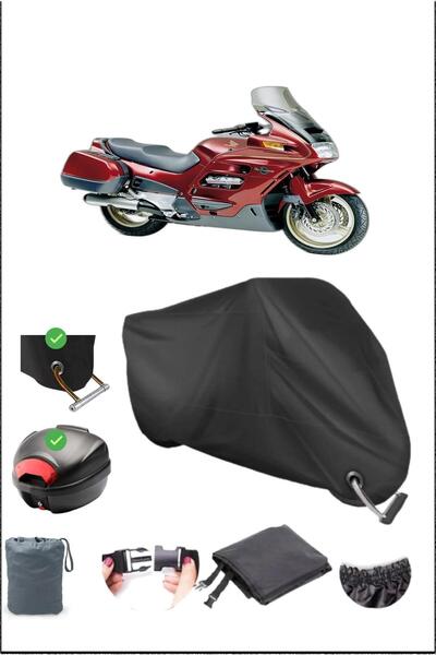 Breen Black Honda St 1100 Pan European Rear Bag Lock Compatible Waterproof Ca...