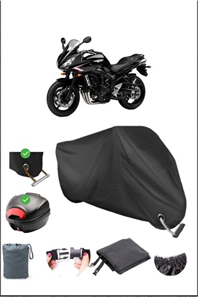 Breen أسود YAMAHA FZ6 FAZER S2 ABS قفل خلفي متوافق مع القماش المشمع المقاوم ل...