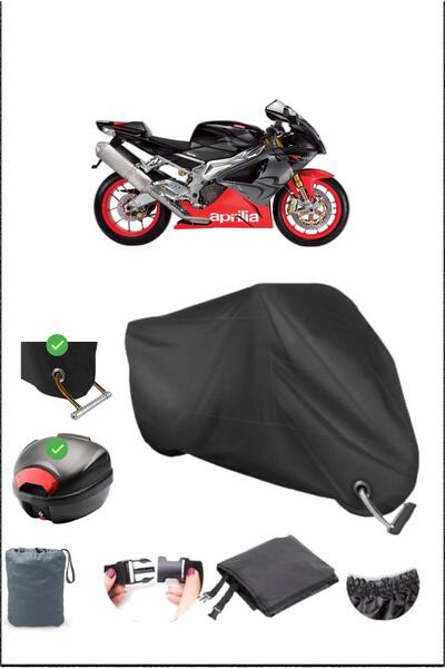 Breen أسود أبريليا RSV 1000 R قفل خلفي متوافق مع القماش المشمع المقاوم للماء ...