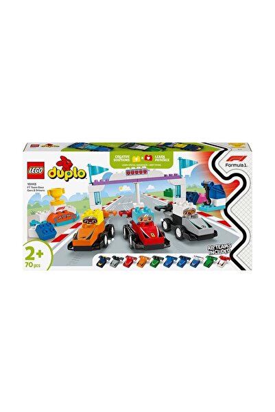 LEGO 10445 LEGO® DUPLO F1® Takımı Yarış Arabaları ve Sürücüler