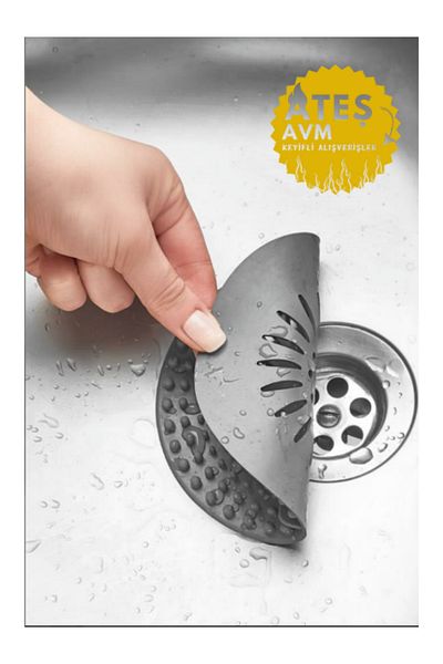 Euro Pink Silicone Strainer Bathroom and Kitchen Drain Sealer Sink Strainer Garbage Holder