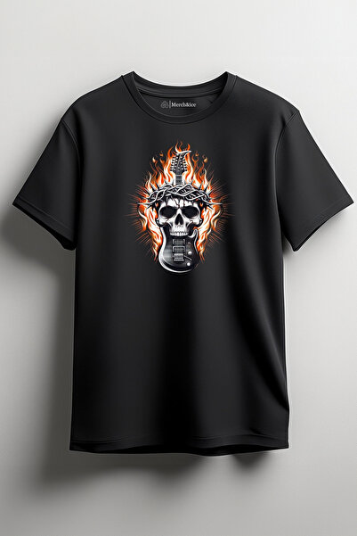 Merch&ice Gitara Lija Štampano Unisex T-shirt