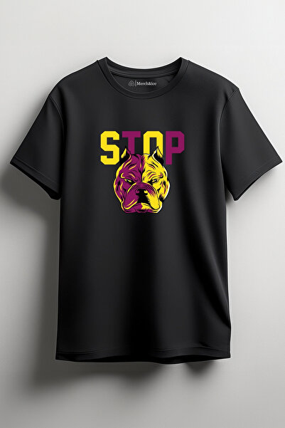 Merch&ice Stop Bulldog Štampano Unisex T-shirt