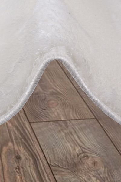 Dokumacıoğlu Elite Cream - 120x120 cm Στρογγυλό, Αντιολισθητικό Μοκέτα Μπάνιου Pufidik