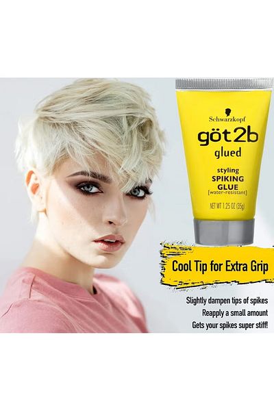 Got2B Glued Styling Spiking Water Resistant Glue Unisex By Got2B, 1.25 Ounce